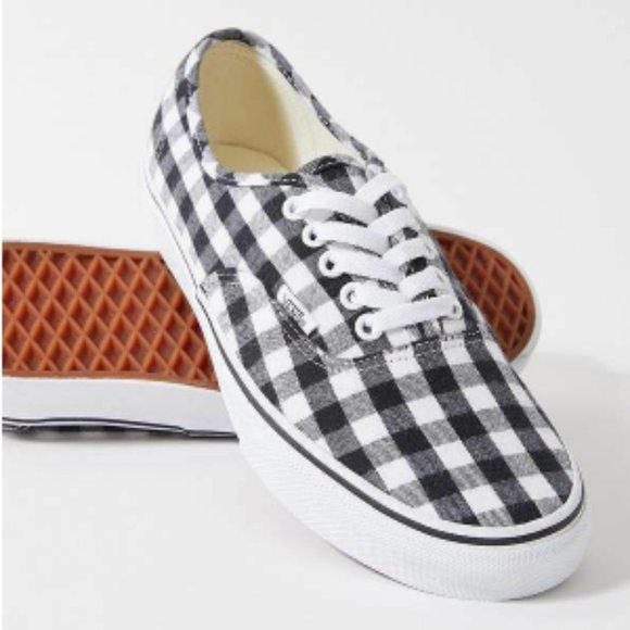 Vans Authentic Gingham Black/True White Men's 3.5/Women's 5 - Picture 1 of 12
